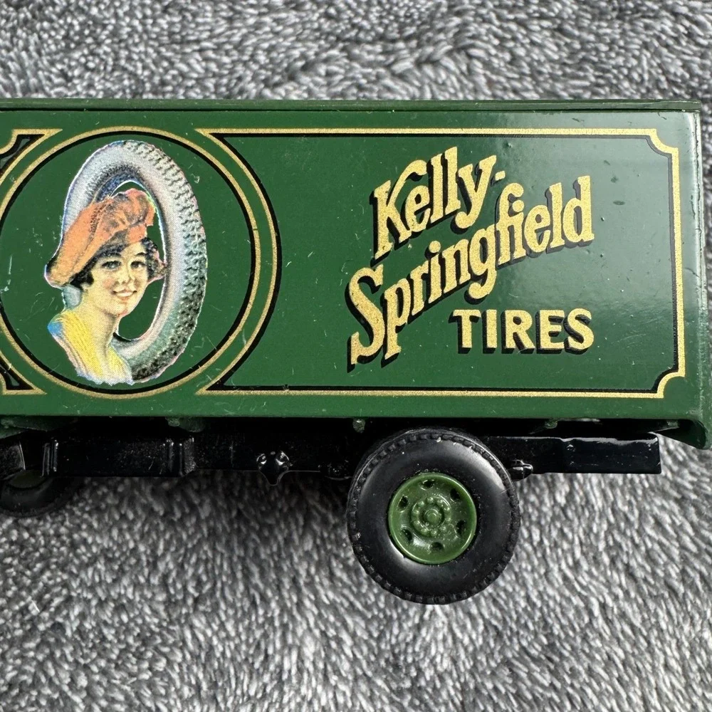 Vintage Hartoy 1992 Kelly Springfield Tires Diecast Delivery‎ Truck Green T-7